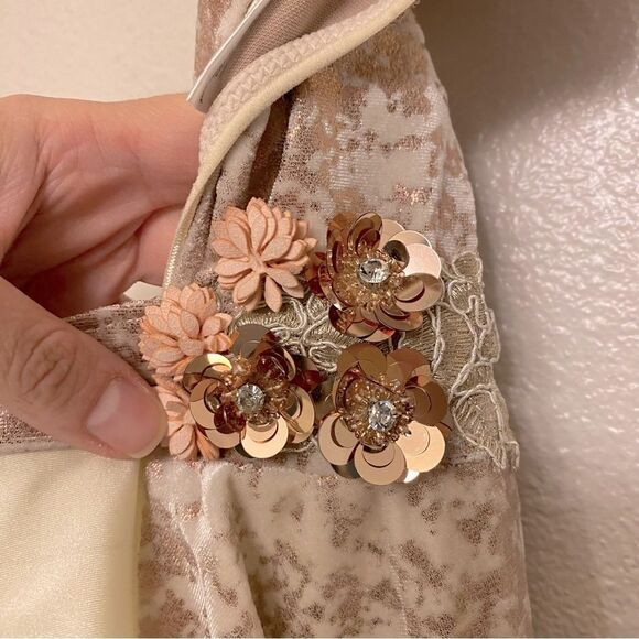 Revolution 10th House Dance Costume copper velvet RELATIVITY TH20268 child SC - Picture 7 of 15